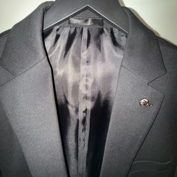 ✨Host pick✨Tahari Black Sport Coat Classic Tailored Blazer NWOT - Picture 2 of 10